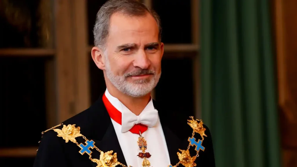 Felipe VI sonriendo